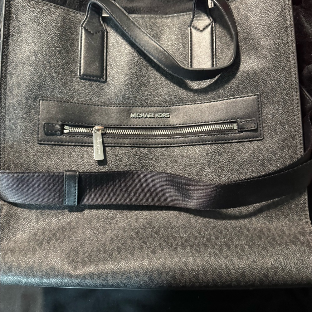 Michael Kors Charcoal and Black Men's Briefcase